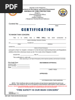 FSED 44F Certification For Fire Drill Rev02