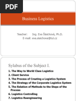 Business Logistics-Introductio