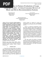 Unveiling Bias in Fairness Evaluations of Large Language Models: A Critical Literature Review of Music and Movie Recommendation Systems