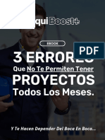 Ebook 3 Errores Que No Te Permiten Tener Proyectos Todos Los Meses