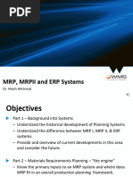 MRP MRPII and ERP Systems - Revised