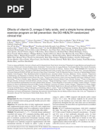 Effects of Vitamin D, Omega-3 Fatty Acids, and A Simple Home Strength Exercise Program On Fall Prevention - The DO-HEALTH Randomized Clinical Trial