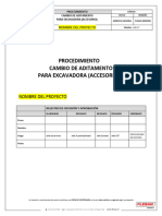 Procedimiento Cambio de Aditamento (Op-Sst-Ma)