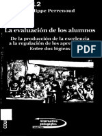 PERRENOUD, PHILIPPE - La Evaluación de Los Alumnos (OCR) (Por Ganz1912)