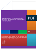 Ype The Company Name: Abbreviations in The Pharmaceutical Industry: Key Terms in Drug Development and Regulation