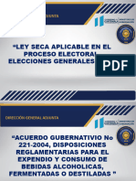 Ley Seca Proceso Electoral