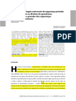 Artigo Sobre Segurança Privada