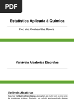 Estatística Aplicada À Química - Aula 8