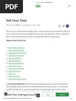 Kali Linux Tools - Introduce