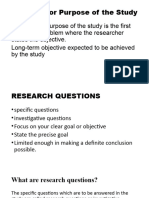 Problem and Its Scope