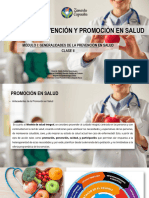 Modulo I - Clase Ii - Generalidades de La Prevención en Salud