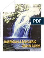 Livro Harmonia e Equilibrio Geram Saude