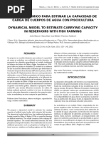 Modelo Dinamico para Estimar La Capacidad de Carga (Riascos Et Al. 2012)