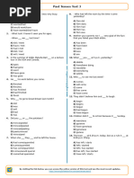 1388 Past Tenses Test 3