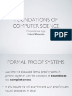 Propositional Logic - Natural Deduction