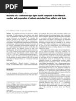 Reactivity of A Condensed-Type Lignin Model Compound in The Mannich Reaction and Preparation of Cationic Surfactant From Sulfuric Acid Lignin