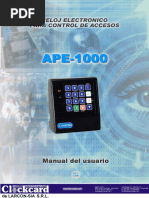 Manual Ape-1000