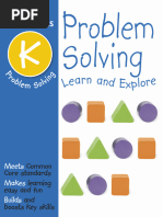 DK Workbooks Problem Solving, Kindergarten Learn and Explore (Linda Ruggieri)