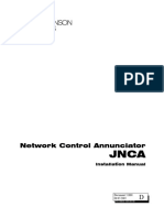 JNCA Network Control Annunciator