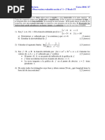 Primer Trimestre 16-17-2bach CT - 2 Bachillerato 1 Trimestre Matematicas II