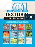 101 Texturas en Lápiz de Color Técnicas Prácticas de Dibujo Paso