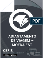 Adiantamento de Viagem A Moeda Estrangeira