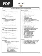 Lista de Útiles 1° 2024