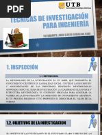 Técnicas de Investigación para Ingeniería