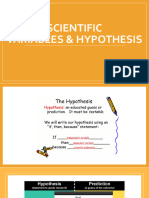 Scientific Variables PowerPoint