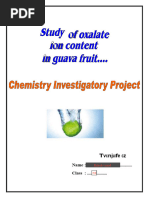 Chemistry Project XII