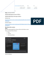 Set Up SQL 2019