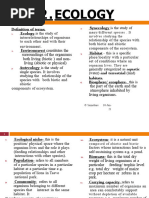 Ecology Form 3 Biology