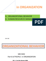 PIO ORGANIZATIONAL BEHAVIOR Introduction Day 1-1