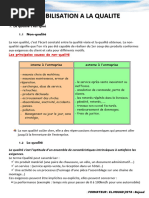 Sensibilisation A La Qualite