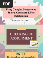 ENGLISH Q1 WK5 Lesson3 Complex and Compound Sentences (Subordinate&Coordinating Conjunctions)