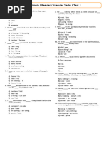 A1 Regular and Irr Test