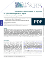 2021-PC-How Plants Coordinate Their Development in Response To Light and Temperature Signals