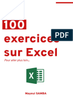 100 Exercices Sur Excel - Pour Aller Plus Loin - (French Edition)