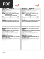 Medication Research Card Sample