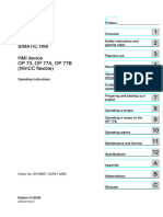 Manual Operación Panel Simatic OP73 OP77A OP77B e