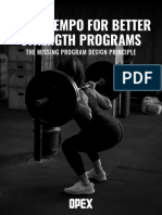 Using Tempo For Better Strength Programs - OPEX