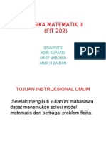 Kontrak Kuliah (Fisika Matematika II)