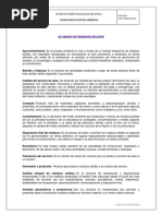 Glosario de Residuos Solidos PDF