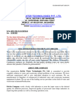 Quotation For RO Membrane