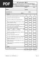 RCC Checklist