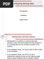 Analyzing Missing Data