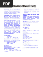 RM Operadores Matemáticos