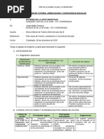 Modelo de Informe de Tutoría