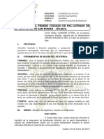 Absuelvo La Propuesta de Liquidación - Vidal