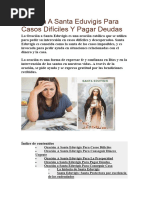 Oración A Santa Eduvigis para Casos Difíciles Y Pagar Deudas